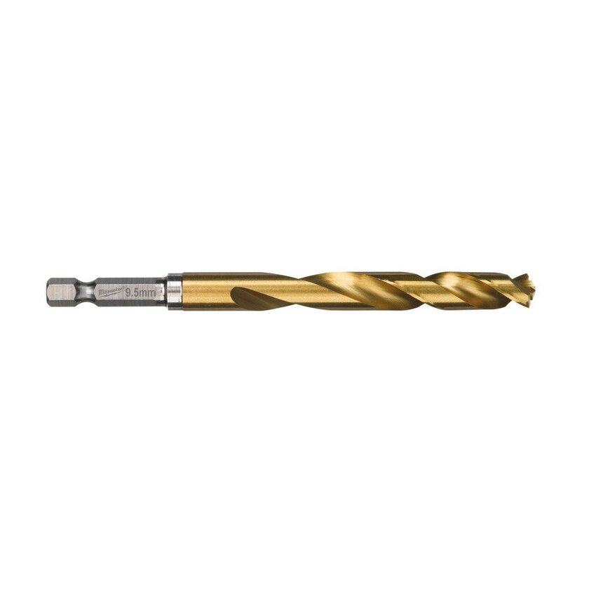 METALLBORR SW HSSG TIN 9,5MM Slagtåliga HSS Titanium borr m