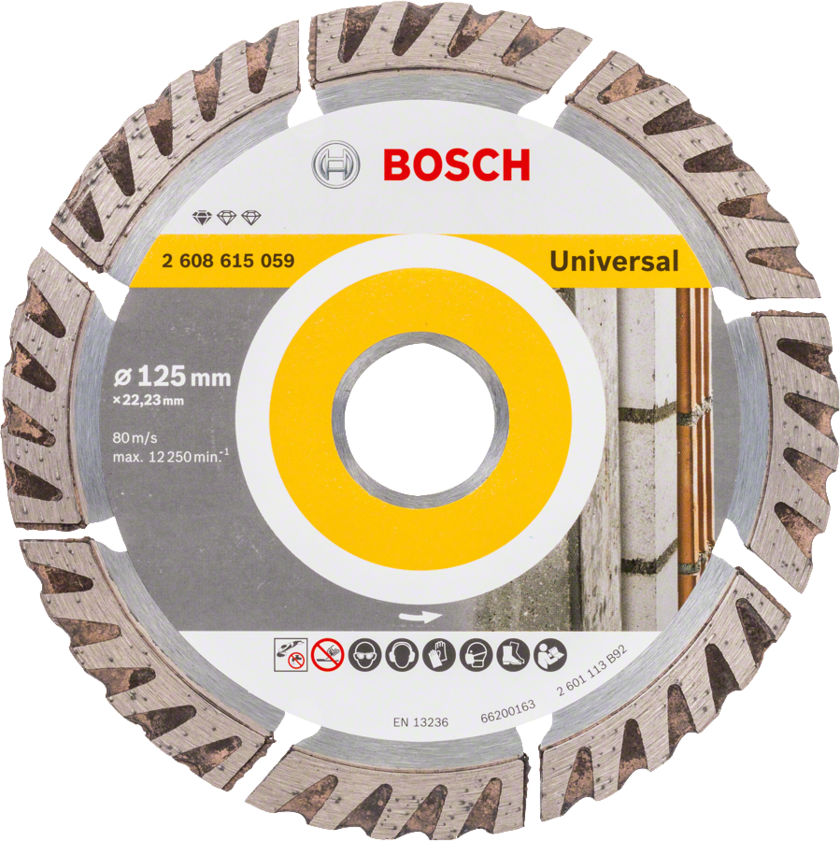 DIAMANTSKIVA STD UNIVERSAL 125 X22,23MM