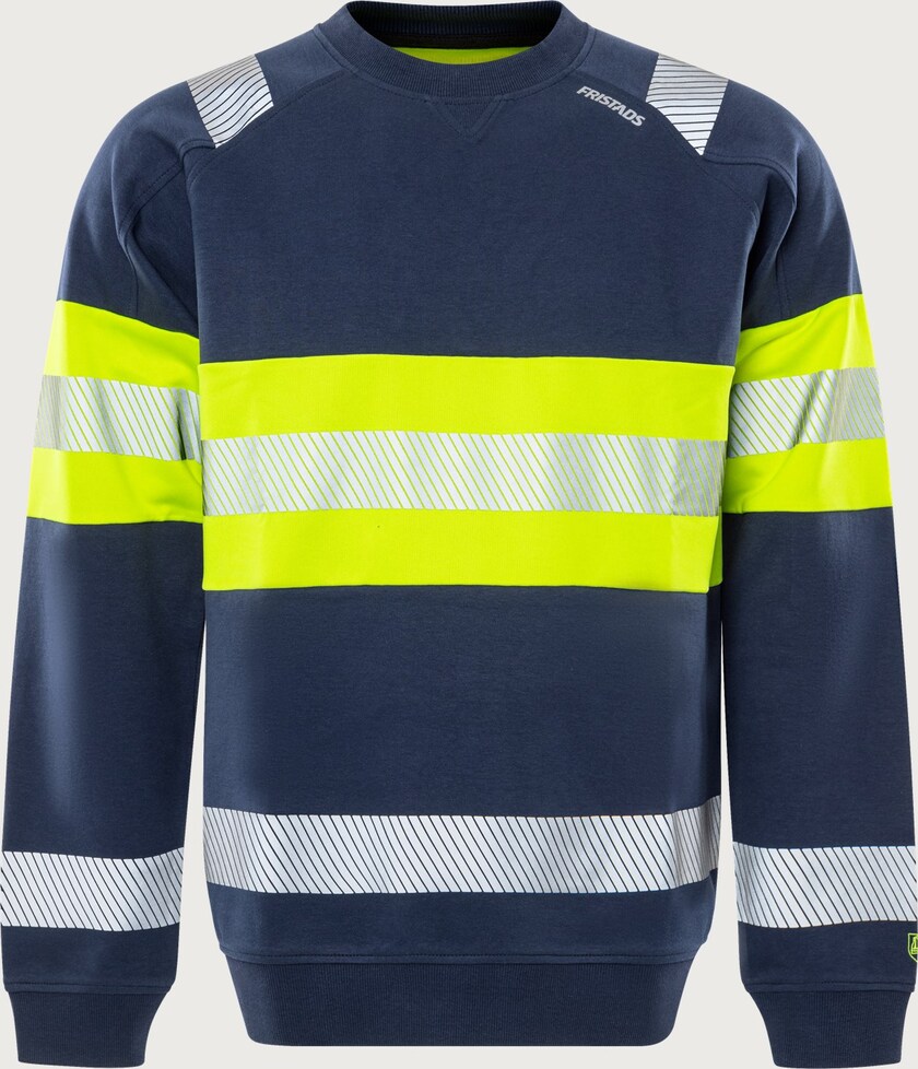 SWEATSHIRT 7530 GKC VARSEL KL 1 GUL/MARIN STL 2XL