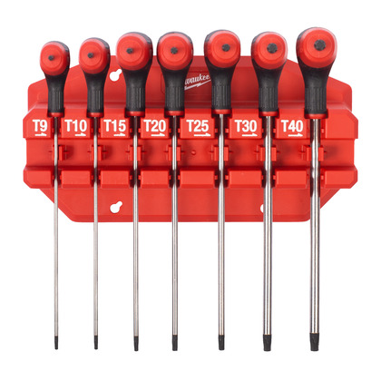 TORXNYCKELSATS T-HANDTAG 7DEL