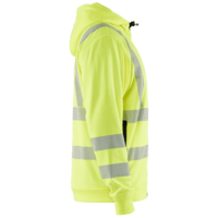 Huvtröja Varsel Full-zip Varselgul XXXL