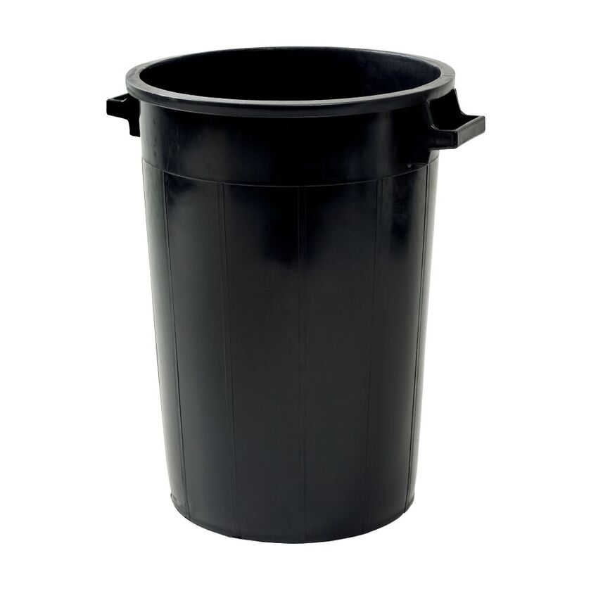 Tunna svart 75L Nordiska plast
