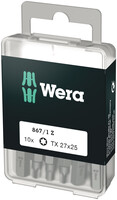 BITS WERA 867/1Z 10-PACK TX27 25MM SB