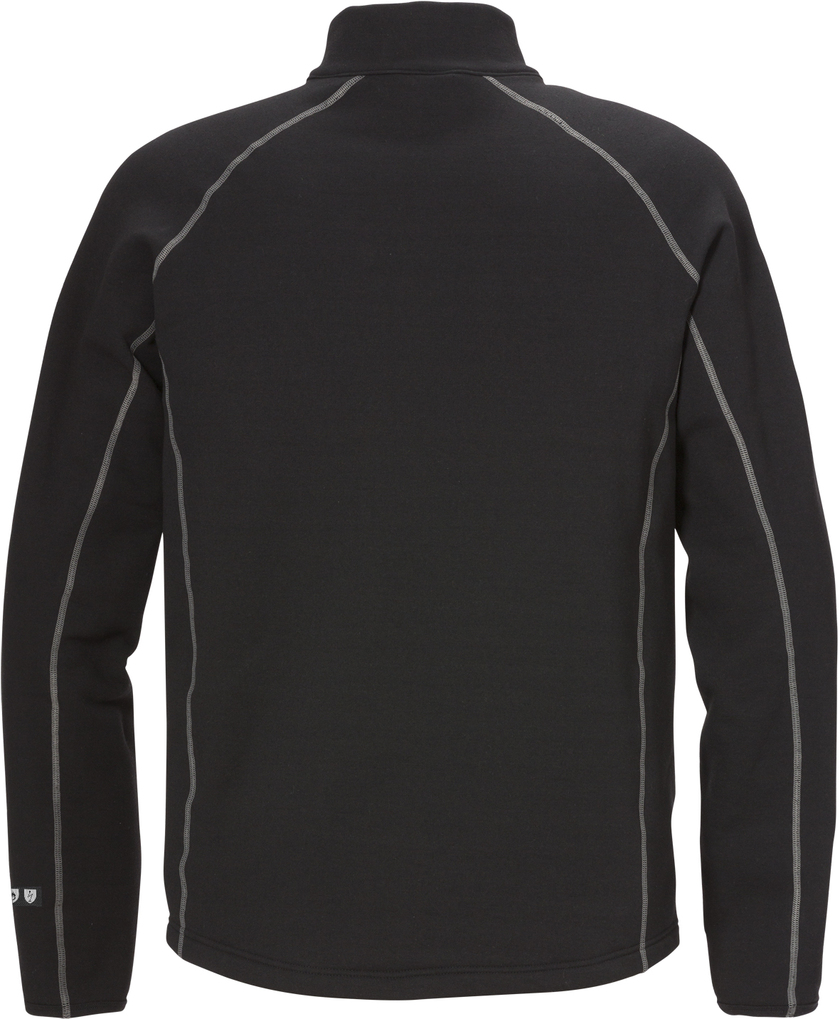 FLEECEJACKA FLAM 7044 MFR SVART STL S
