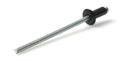 Popnit alu/stål svart 3,2x8mm kullrig 250p ANS
