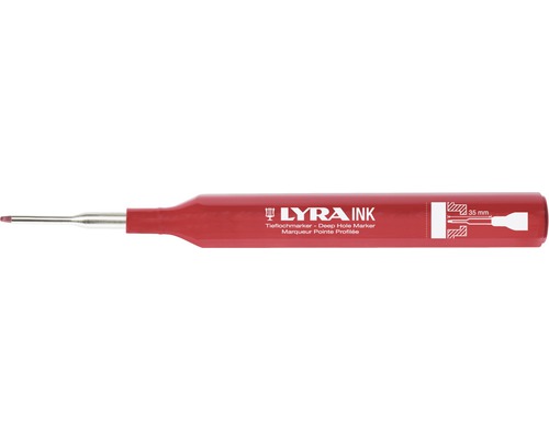 DJUPHÅLSMÄRKARE INK RÖD LYRA
