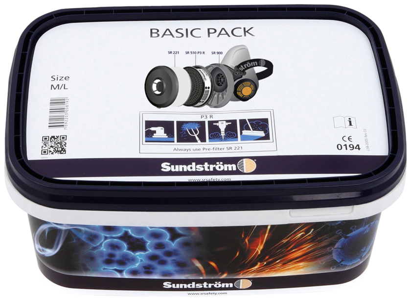 HALVMASK BASIC PACK SUNDSTRÖM SR 900