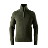 TRÖJA 1/2 ZIP, ULL KHAKIGRÖN STL: XS