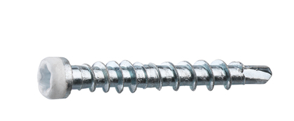Listskruv vit 3,3x28mm 100p Grabber