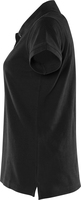 PIKÉ DAM 1723 PIQ SVART STL L