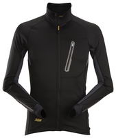 Tröja Zip Mellanlager LW Svart Stl: S
