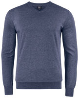 Oakville V-neck Men Navy melan 4XL