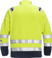 FLEECEJACKA FLAM KL 3 4063 ATF VARSELGUL/MARIN STL 3XL