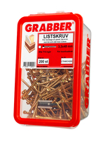 Listskruv guldkrom 3,3x48mm 200p Grabber
