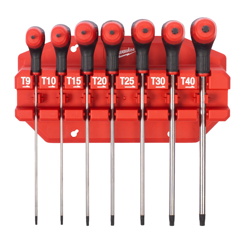 TORXNYCKELSATS T-HANDTAG 7DEL
