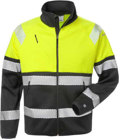 JACKA VARSEL KL 1  4517 SSL VARSELGUL/SVART STL S