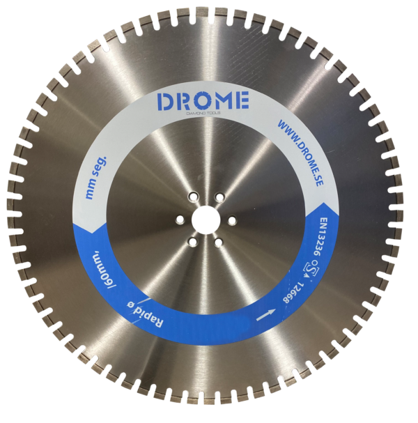 Diamantklinga Raptor 800x4,7mm , 109 hålbild