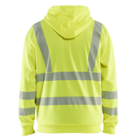 Huvtröja Varsel Full-zip Varselgul XXXL