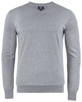 Oakville V-neck Men Grey melan 4XL