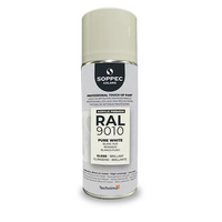 Industrial top coat Akryl RAL 9010 vit BLANK 400 ml