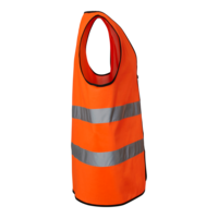 Varselväst orange zip klass 2 One size