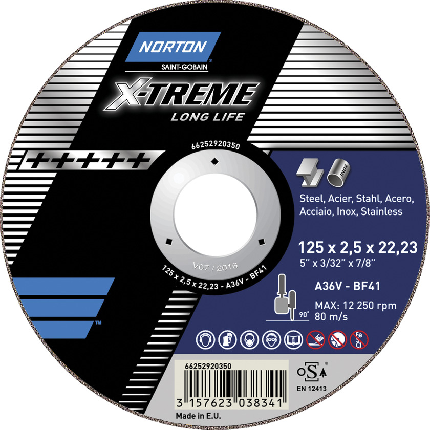 KAPSKIVA 125X1,0X22 X-TREME