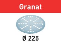 SLIPPAPPER GRANAT STF D225/128 P120 GR/25