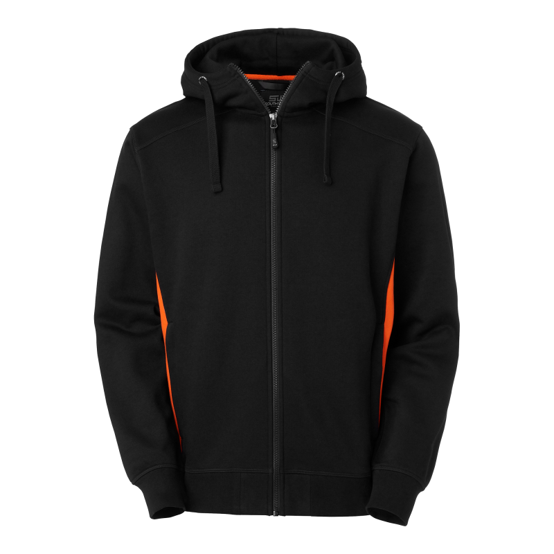 Franklin Zip Hood ora/bla L
