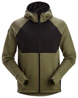 HUVTRÖJA HELZIP FW XS GRÖN/ SVART