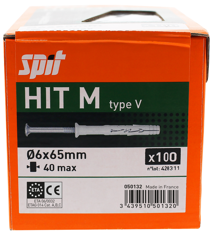 Spikplugg fzb 6x65mm 100p Spit