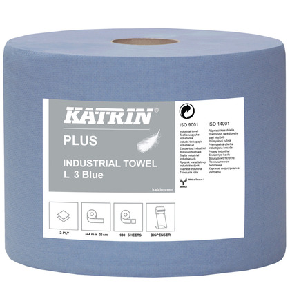 TORKPAPPER KATRIN PLUS L 2 350M BLUE