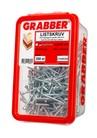 Listskruv zink 3,3x48 200p Grabber