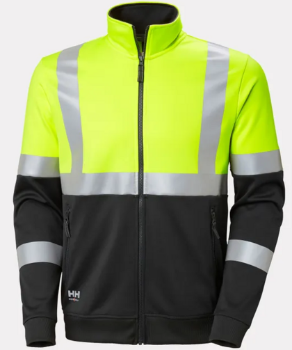 SWEATSHIRT HELZIP ADDVIS 4XL VARSEL GUL KL1