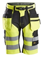 Arbetsshorts+ HF FW KL1 Stl:46  Varselgul/Svart