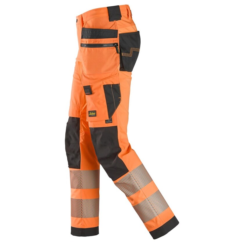 ARBETSBYXA 4STR HF HV KL2 ORANGE/SVART STL: 52