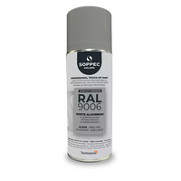 Industrial top coat Akryl RAL  9006 vitaluminium 400 ml
