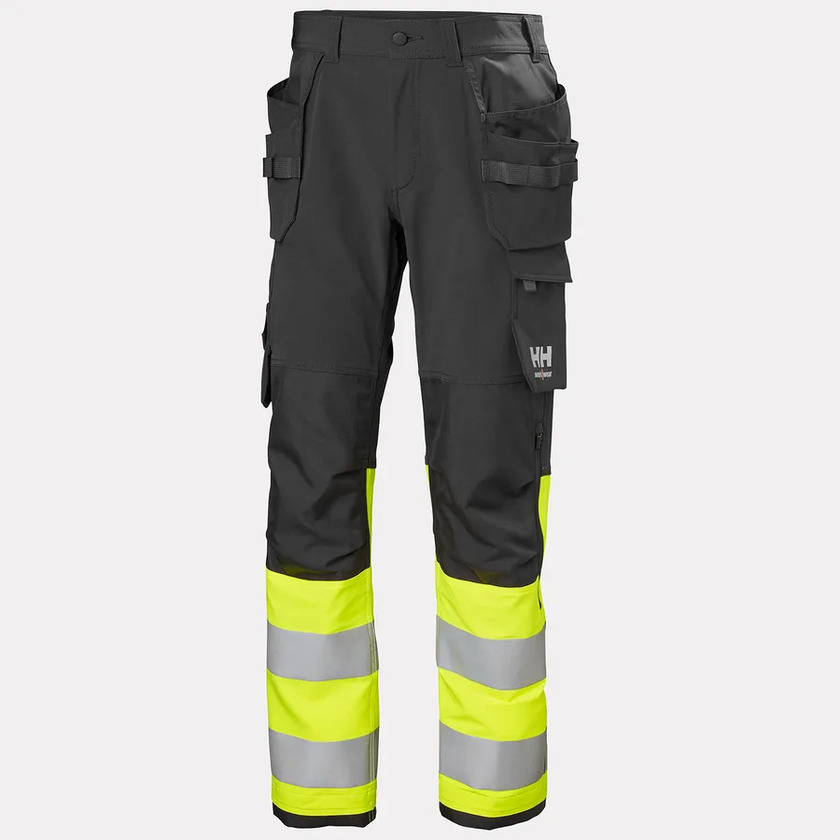 HANTVERKSBYXA 77427 ALNA 4X KL1 HIVIS GUL C44