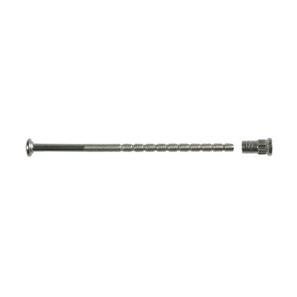 Tryckeskruv nickel M4x90mm  2+2p Bårebo