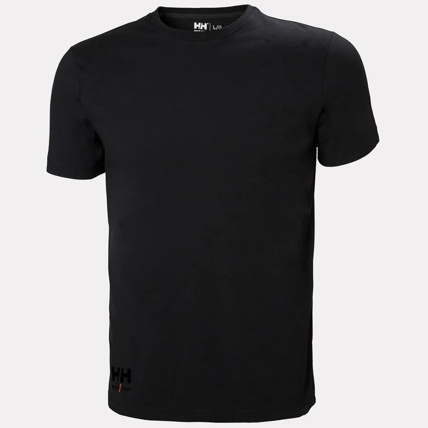 T-SHIRT 79246 EVO SVART 2XL