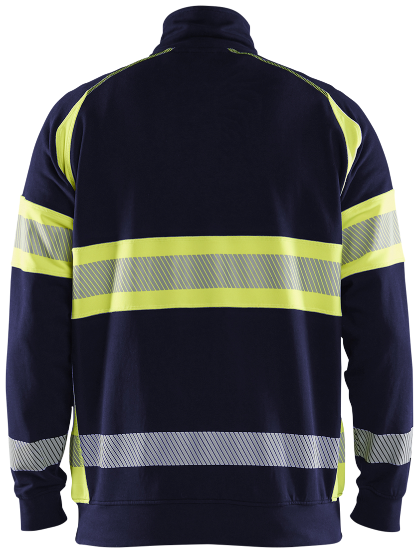 TRÖJA 35531158 L MARIN BLÅ/VARSELGUL BLÅKLÄDER