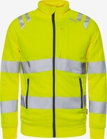 SWEATSHIRTJACKA KL 3 7863 GPSW VARSELGUL STL XS