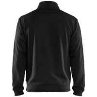 Sweatshirt Full Zip Svart/Mörkgrå 3XL