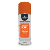 Industrial top coat Akryl RAL  2004 pure orange 400 ml