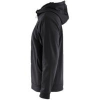 Huvtröja Full Zip Svart/Mörkgrå 4XL