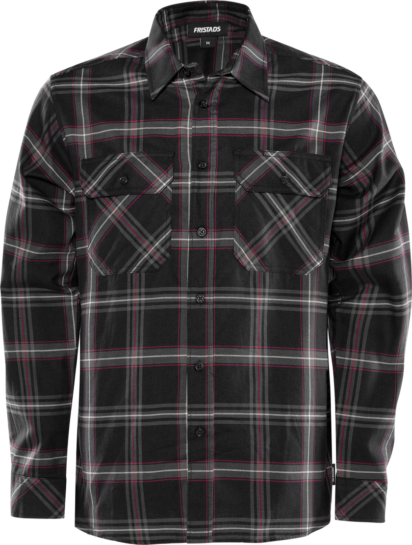 FLANELLSKJORTA 7421 MSF SVART STL S