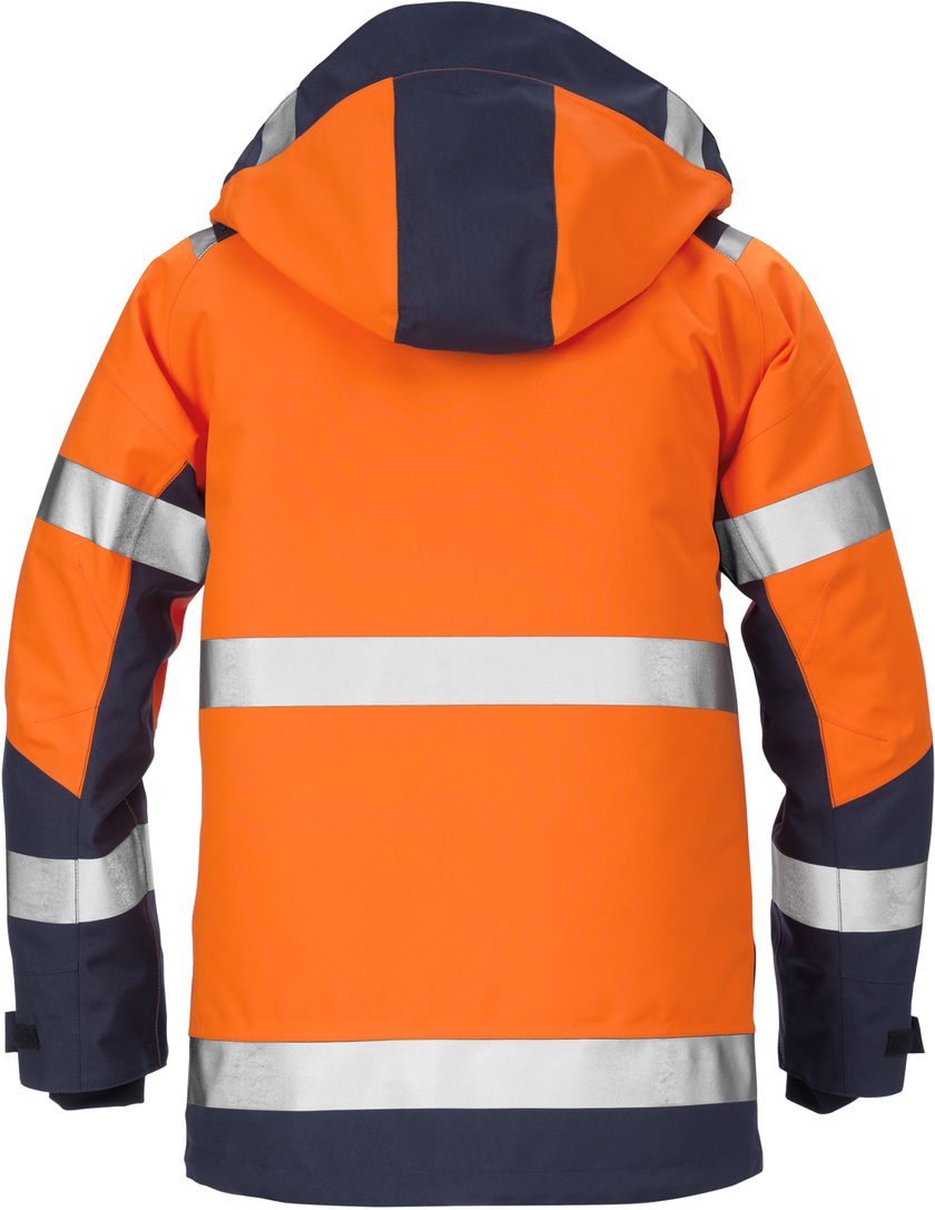 JACKA GORE-TEX VARSEL 4988 GXB VARSELORANGE/MARIN STL XS