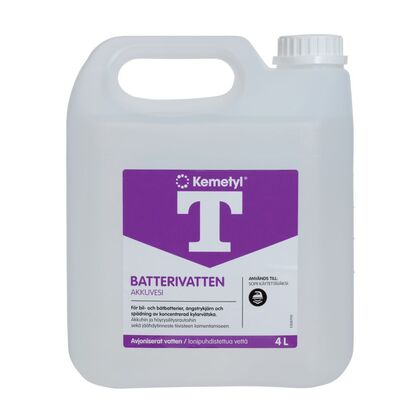 Batterivatten t-vatten 4L