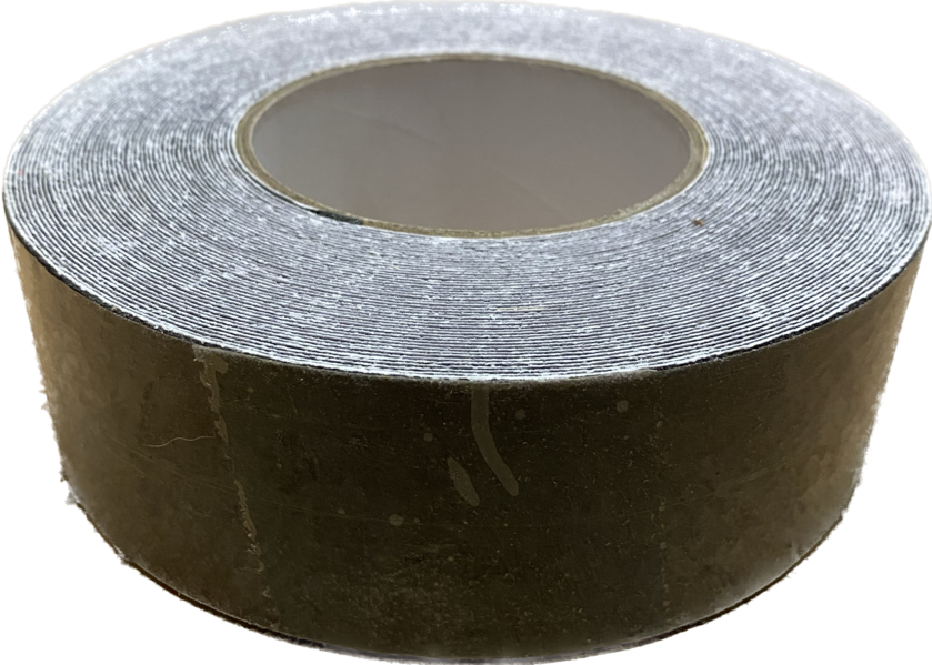 HALKSKYDDSTEJP SVART 50 MM X 18M