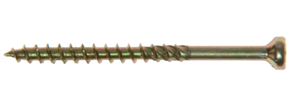 Listskruv gul 3,0x42mm 250p Gunnebo