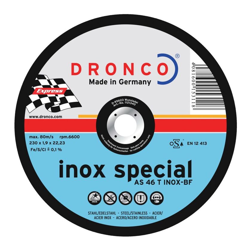 KAPSKIVA 125X1.6X22.2 ME INOX